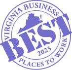 Virginia Business Best 2023 Places to Work logo
